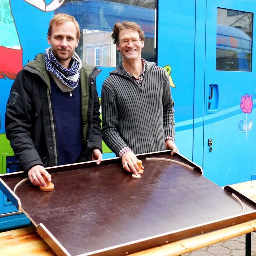 Stein unterstützt den Falkenflitzer